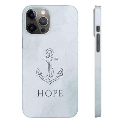 Hope Marble Nautical Snap Case