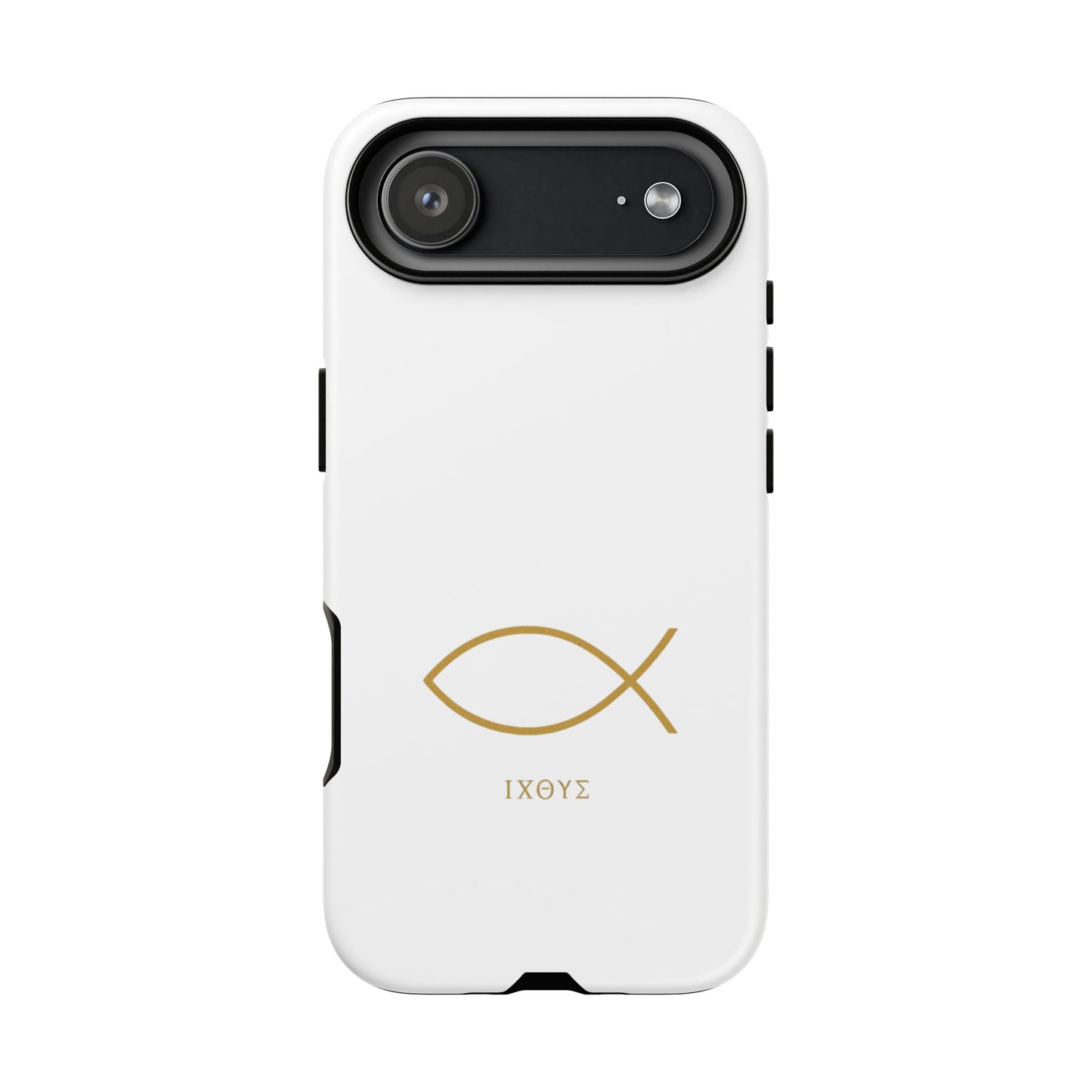 Gold Ichthys Fish Phone Case
