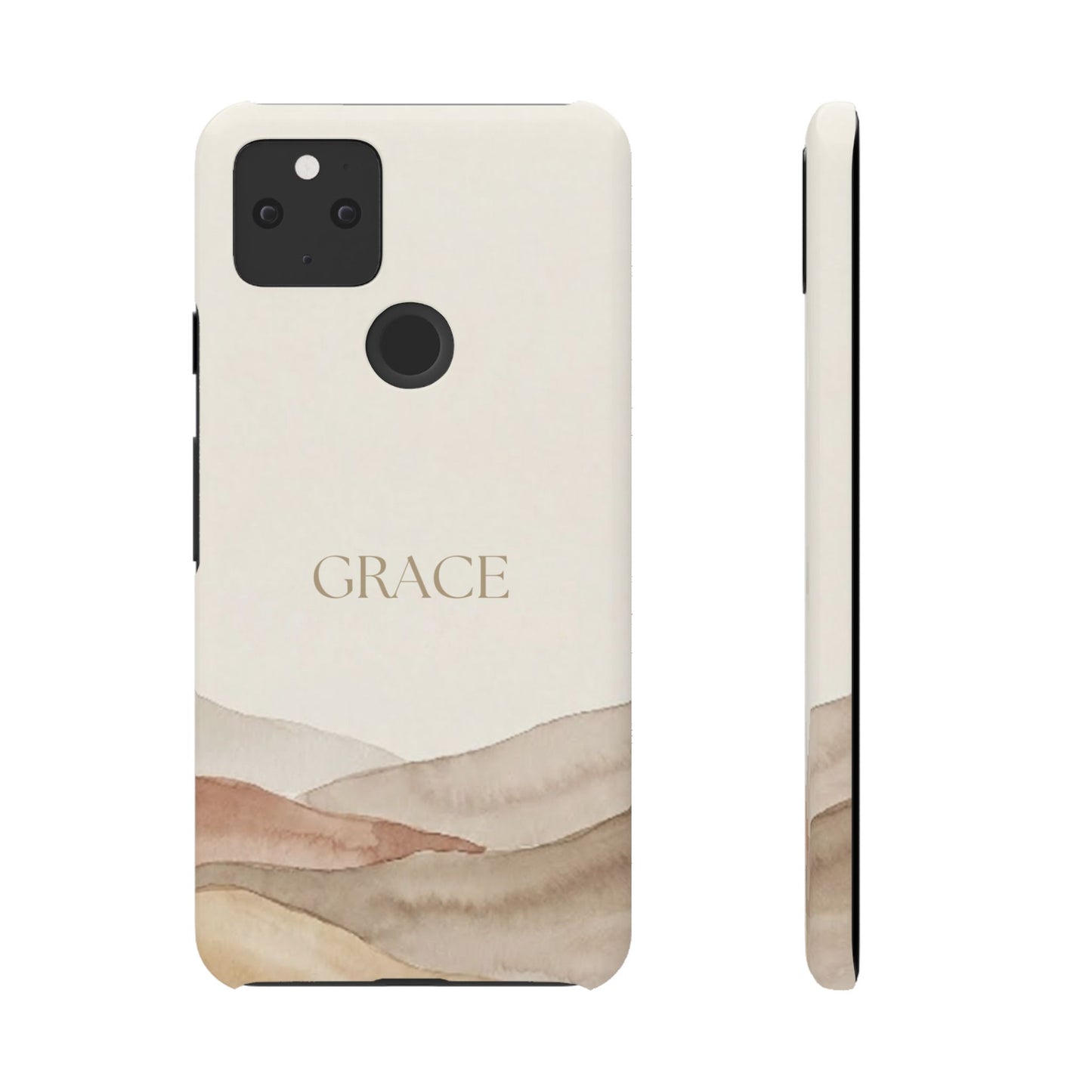 Grace Neutral Watercolour Snap Case