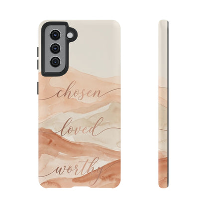 Chosen, Loved, Worthy Tough Case