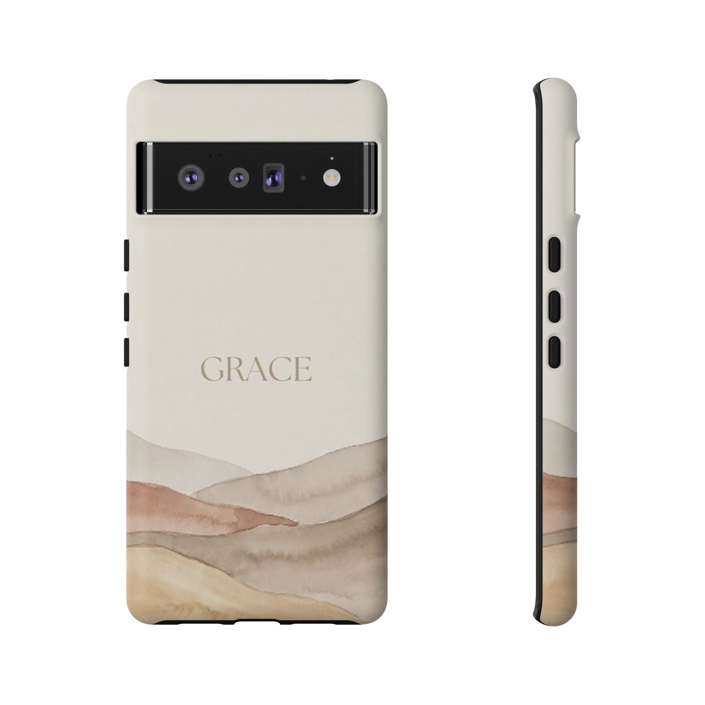Grace Watercolor Mountains Tough Phone Case