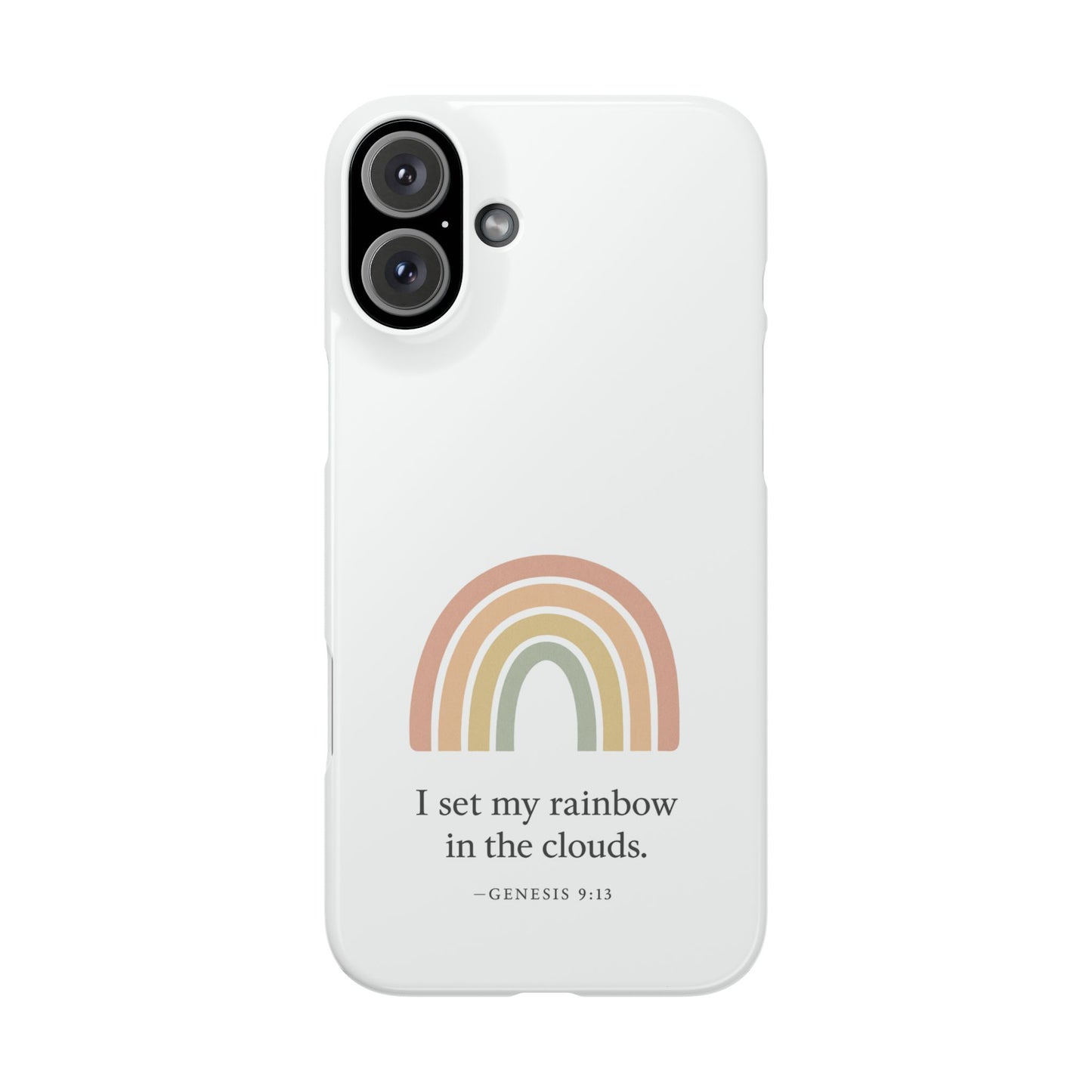 My Rainbow in the Clouds - Snap Case