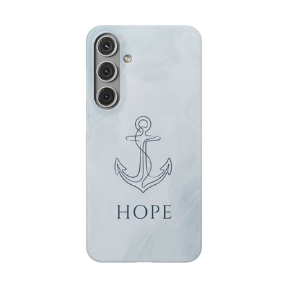 Hope Marble Nautical Snap Case
