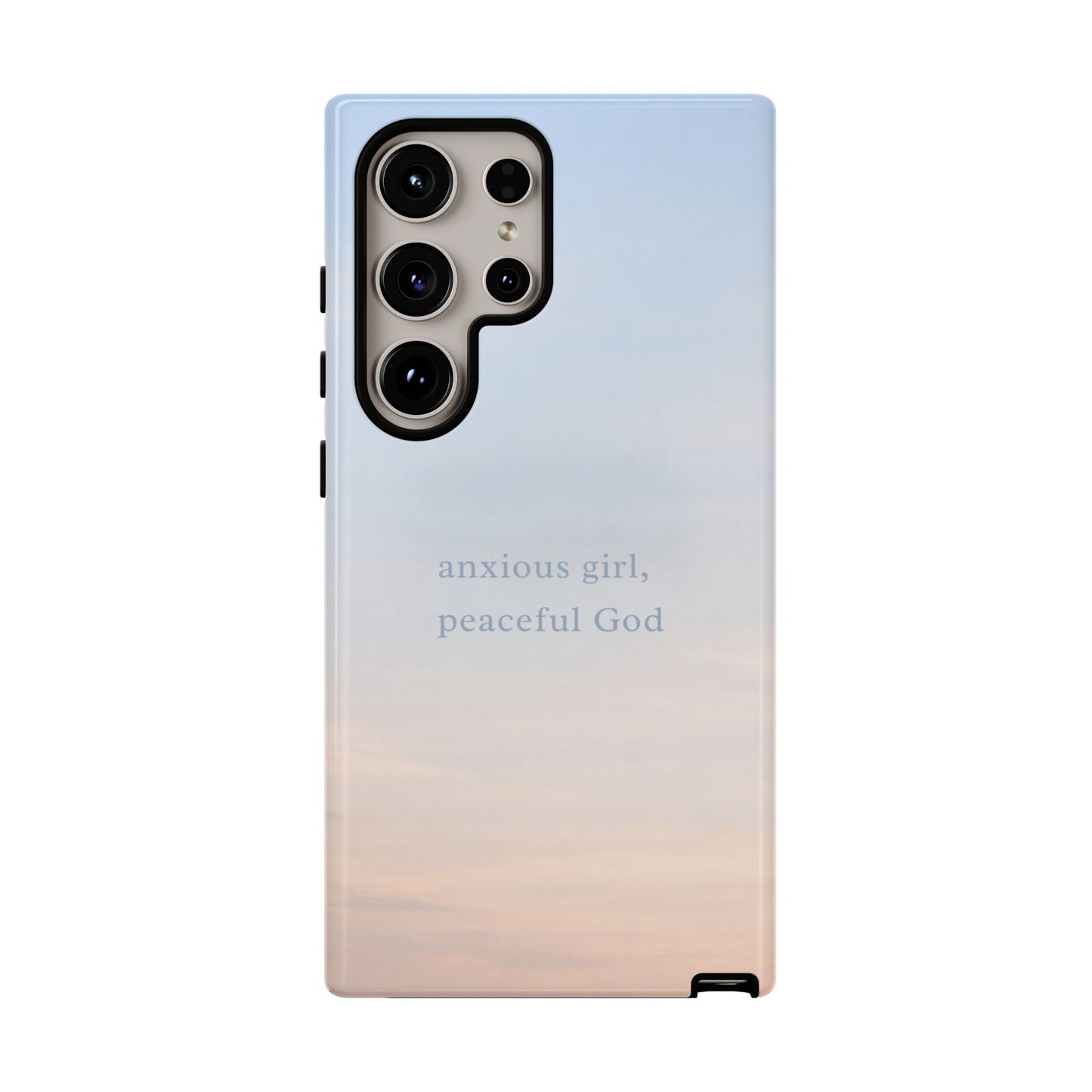 Anxious Girl, Peaceful God Phone Case