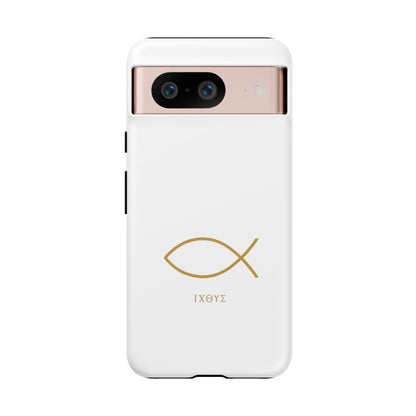 Gold Ichthys Fish Phone Case