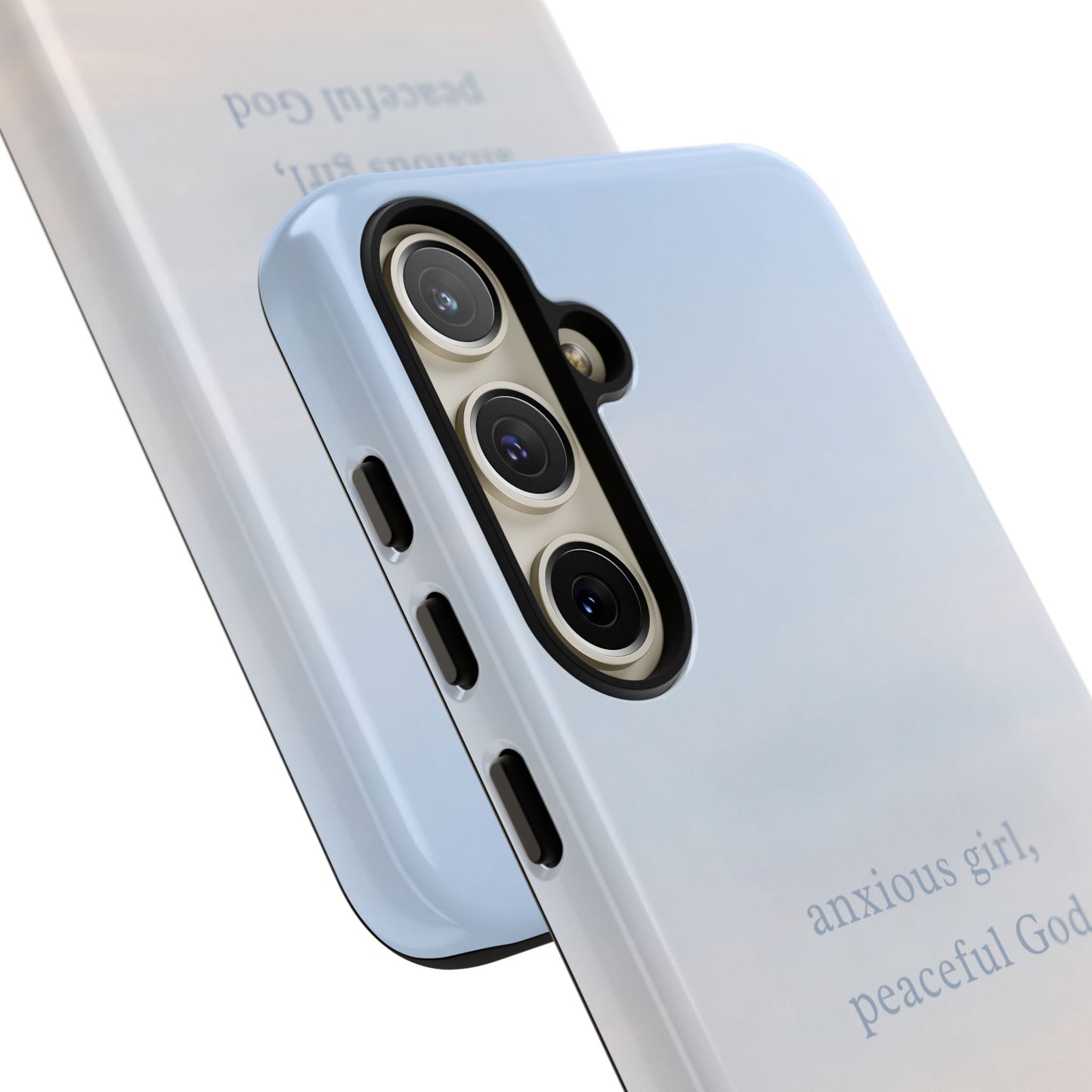 Anxious Girl, Peaceful God Phone Case