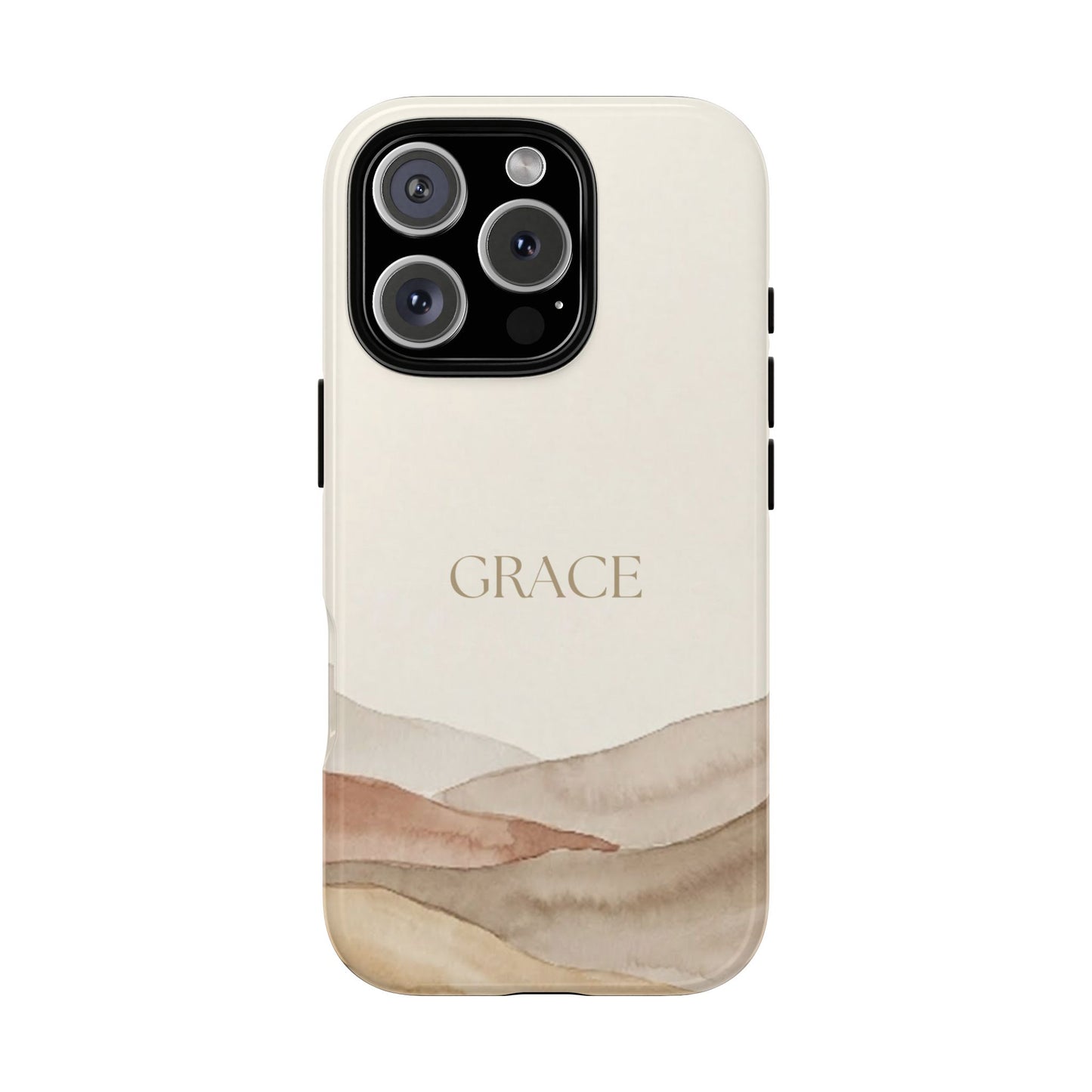 Grace Watercolor Mountains Tough Phone Case