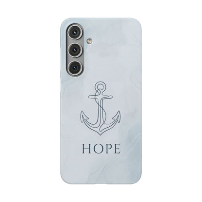 Hope Marble Nautical Snap Case