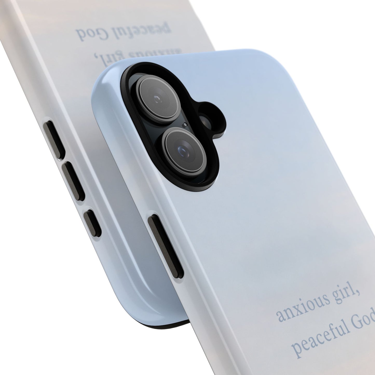 Anxious Girl, Peaceful God Phone Case