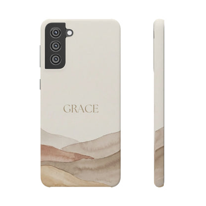 Grace Neutral Watercolour Snap Case