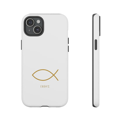 Gold Ichthys Fish Phone Case