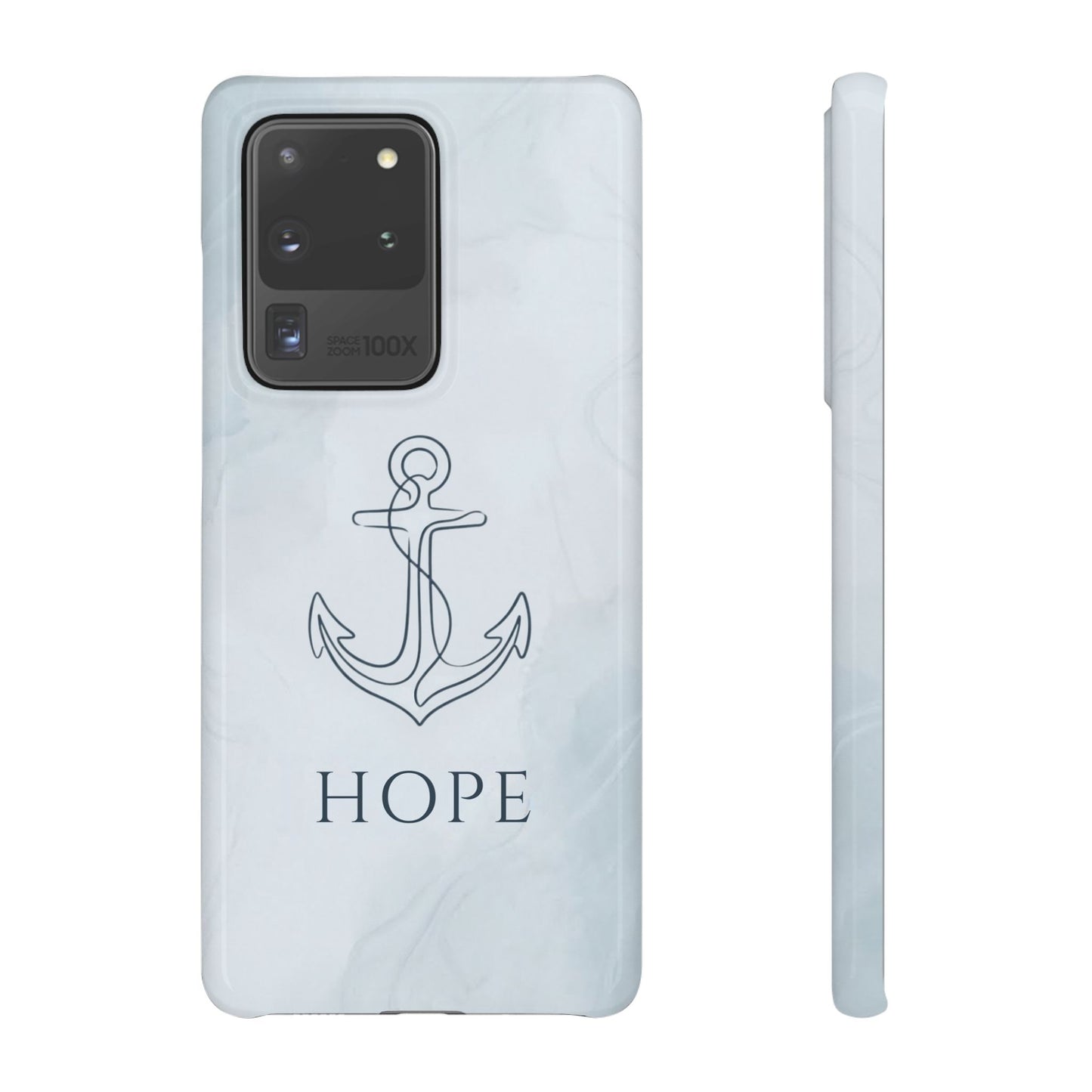 Hope Marble Nautical Snap Case