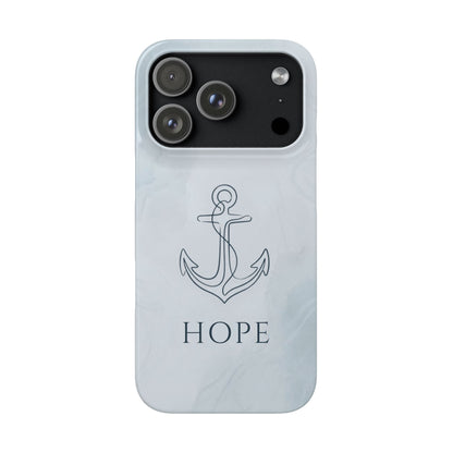Hope Marble Nautical Snap Case