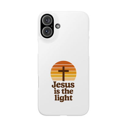 Jesus Is the Light Phone Case