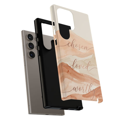 Chosen, Loved, Worthy Tough Case