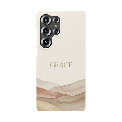 Grace Neutral Watercolour Snap Case