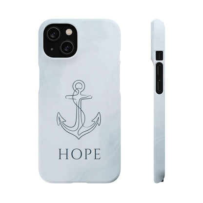 Hope Marble Nautical Snap Case