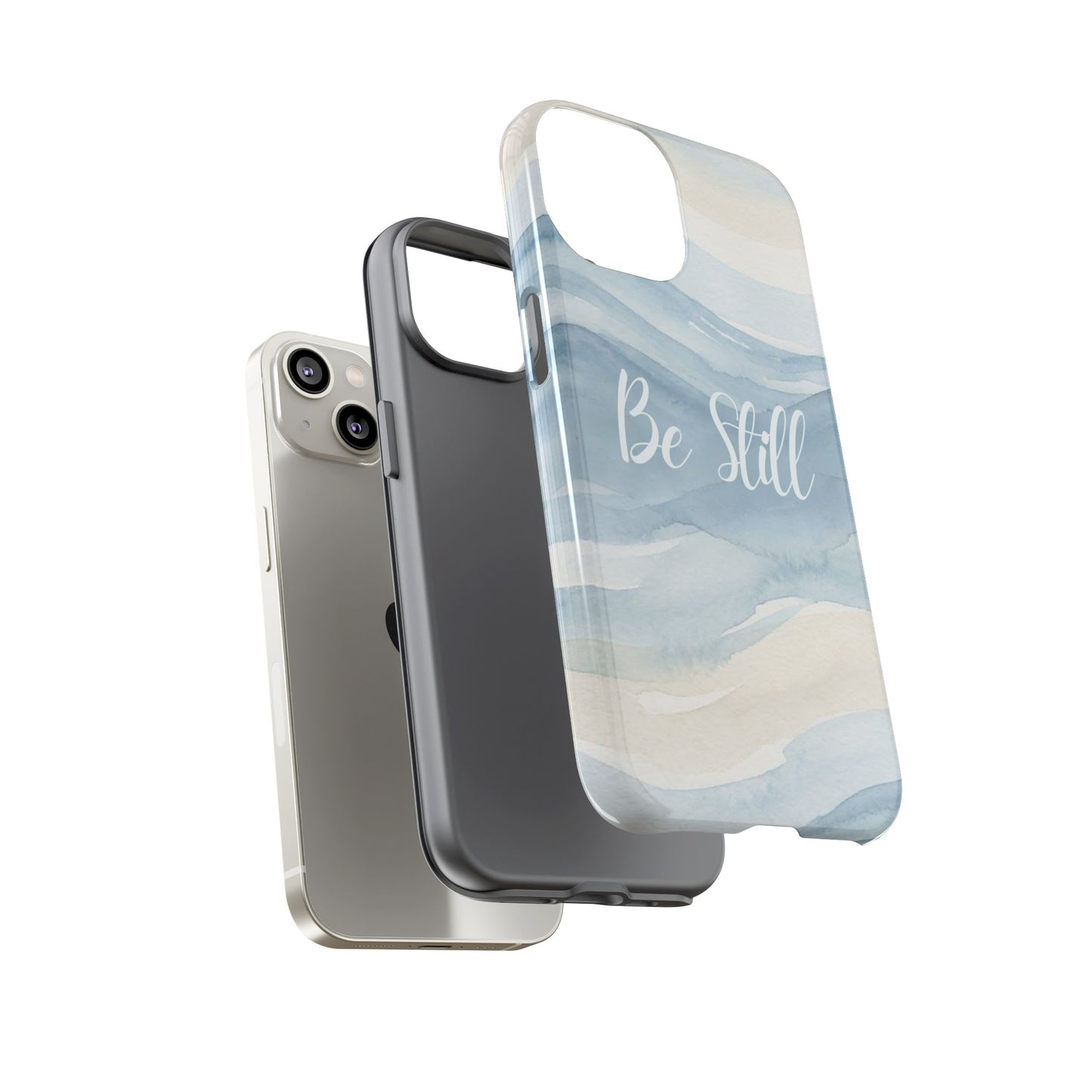 Be Still Blue Watercolour - Tough Case