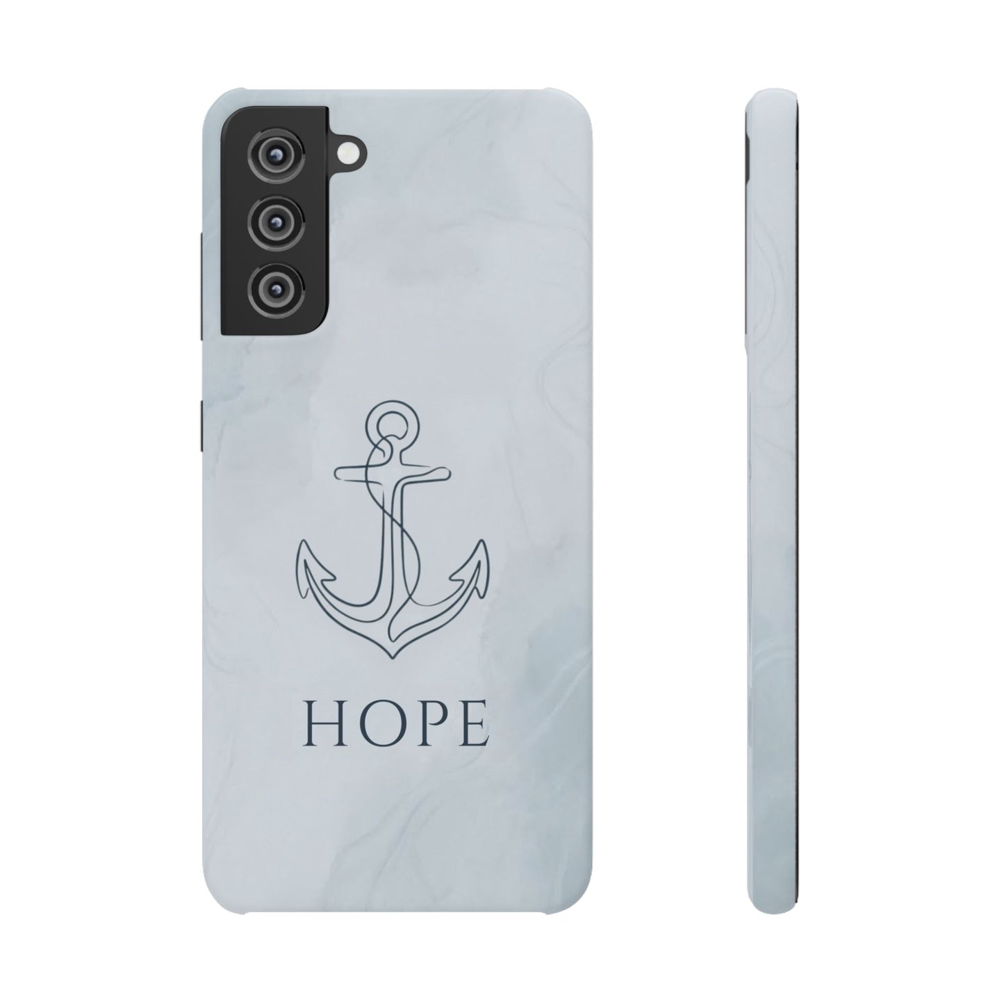 Hope Marble Nautical Snap Case
