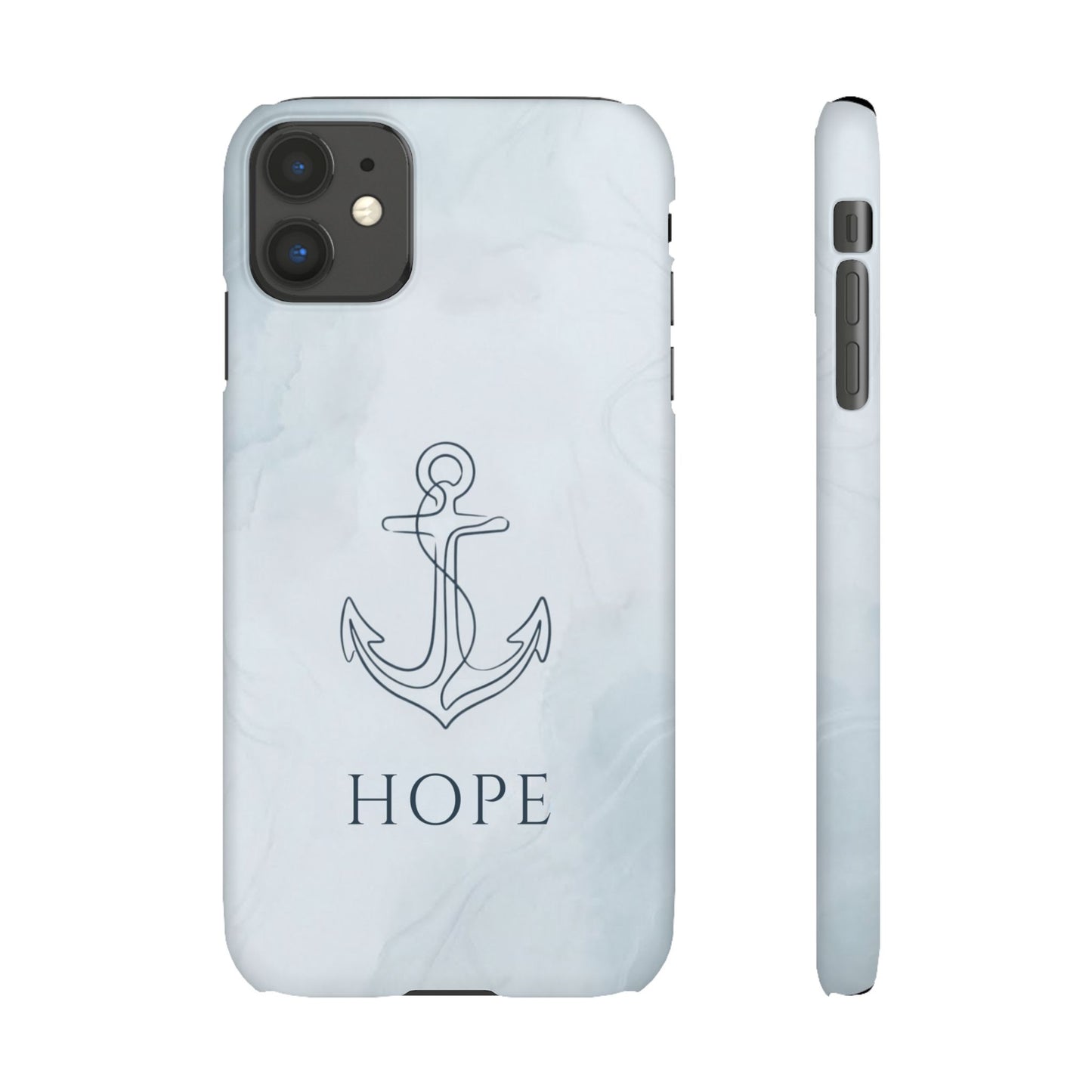 Hope Marble Nautical Snap Case