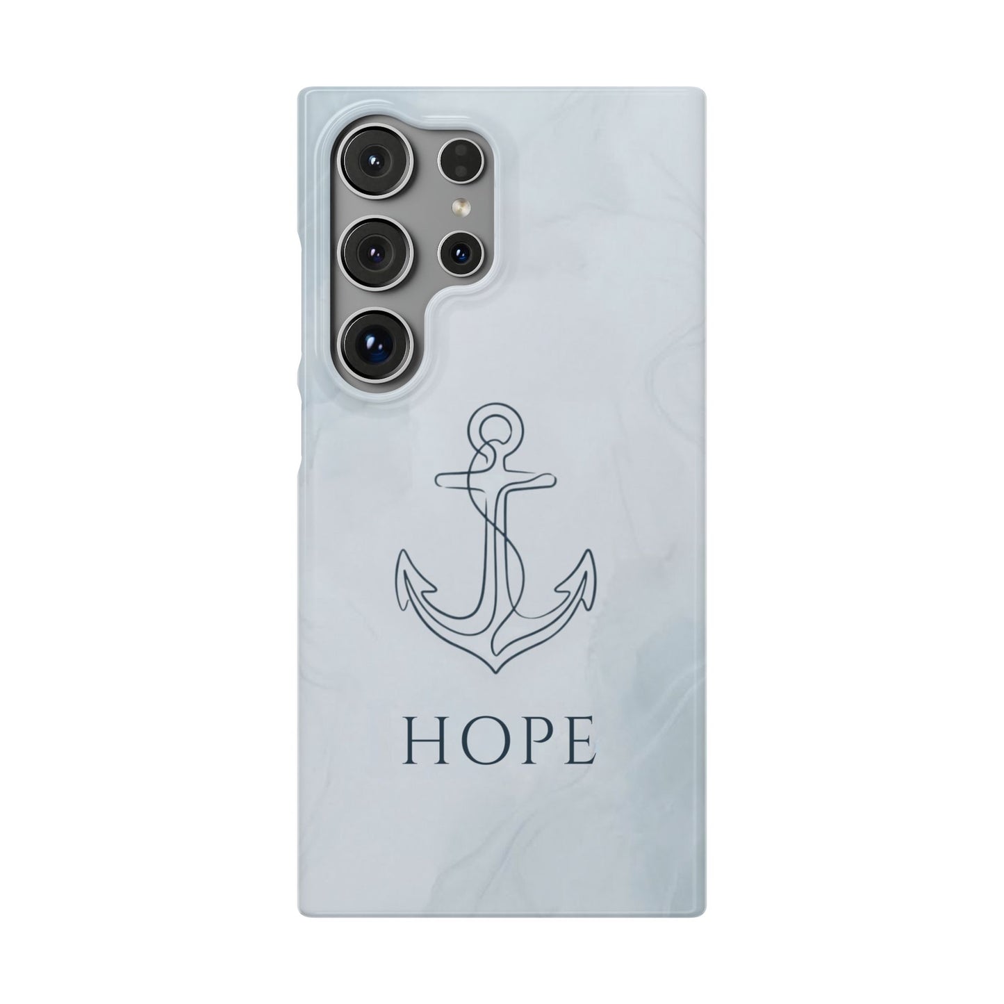 Hope Marble Nautical Snap Case