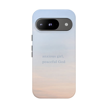 Anxious Girl, Peaceful God Phone Case