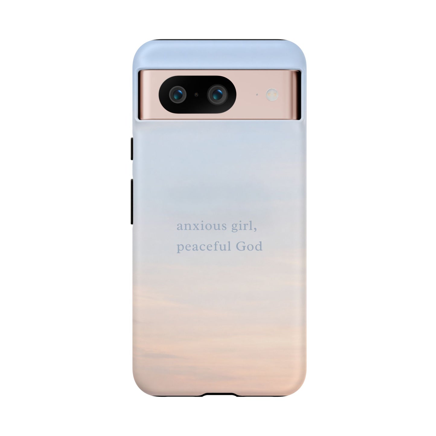 Anxious Girl, Peaceful God Phone Case