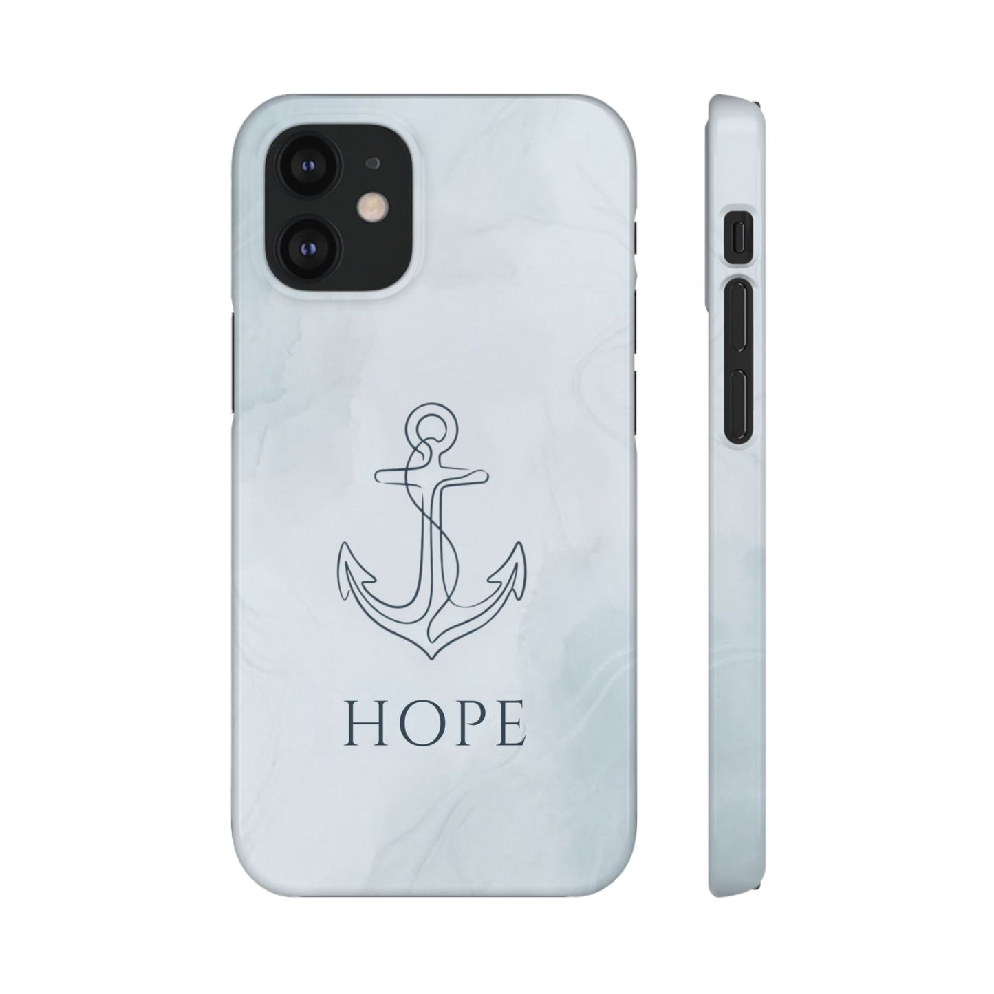 Hope Marble Nautical Snap Case