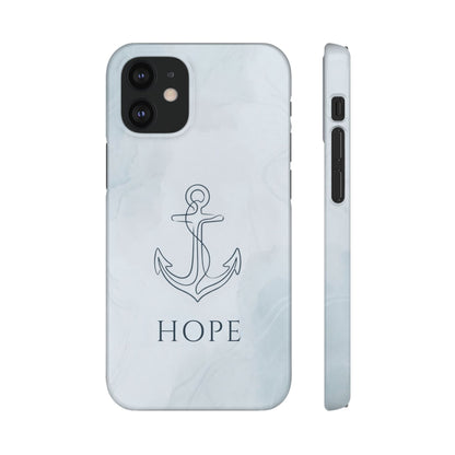 Hope Marble Nautical Snap Case