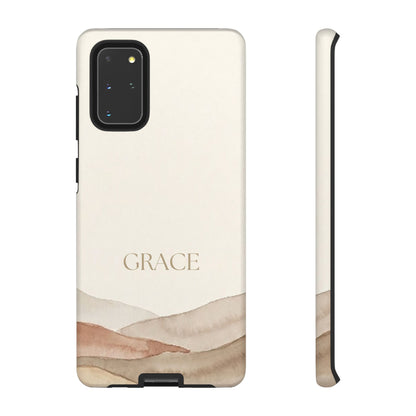 Grace Watercolor Mountains Tough Phone Case