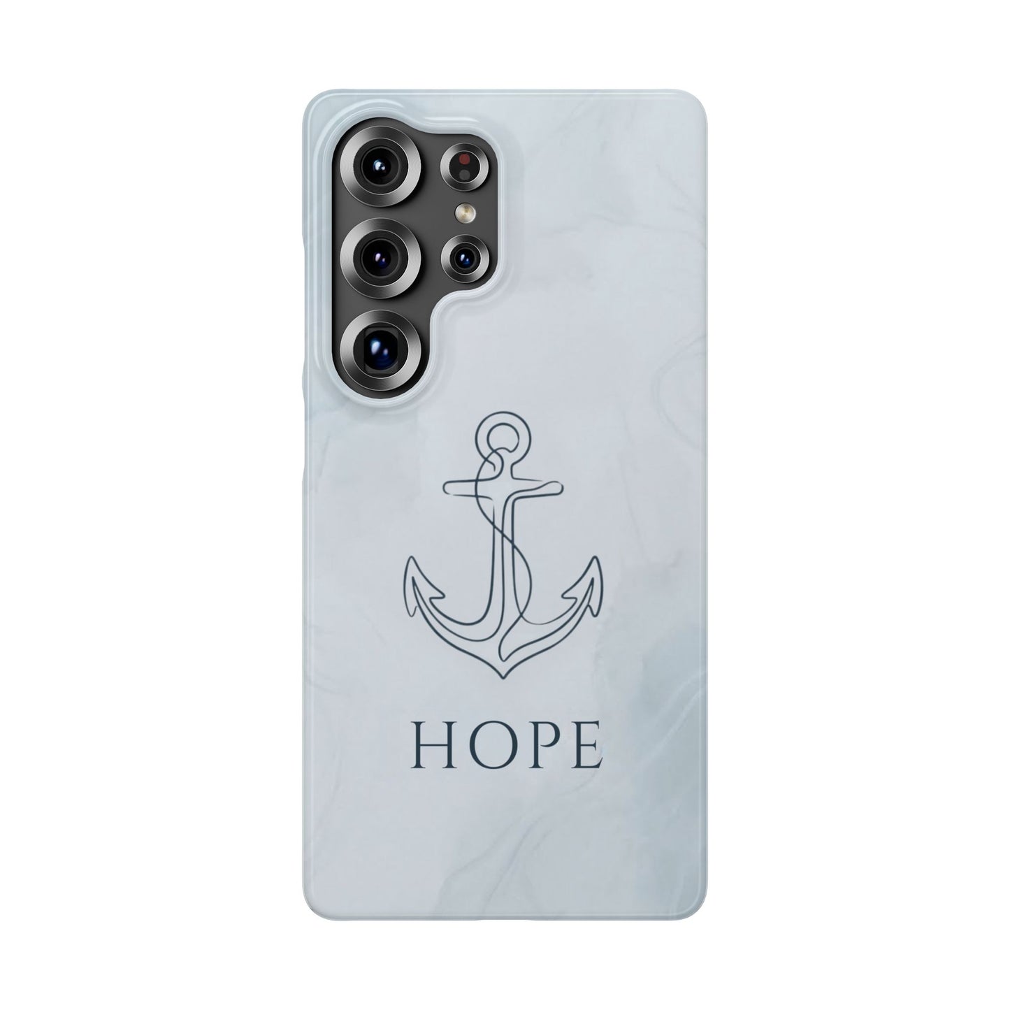 Hope Marble Nautical Snap Case