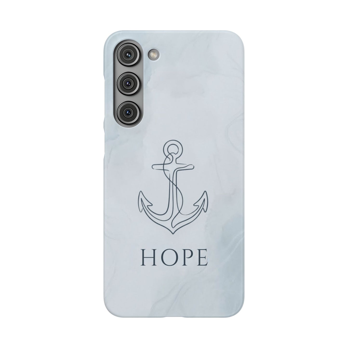 Hope Marble Nautical Snap Case