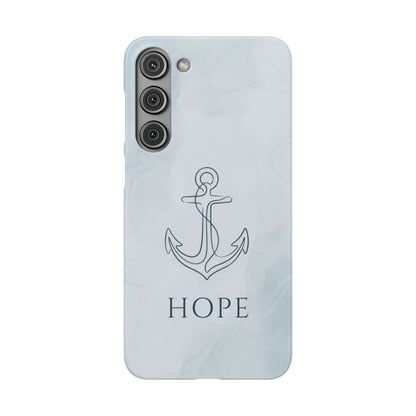 Hope Marble Nautical Snap Case