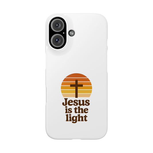 Jesus Is the Light Phone Case