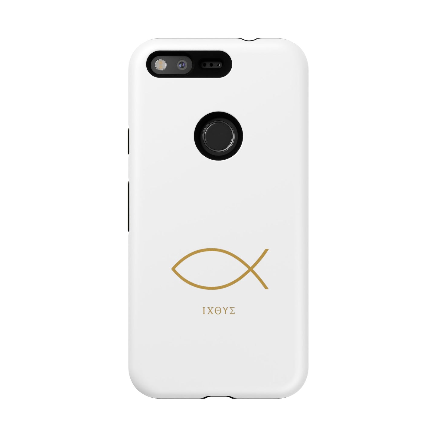 Gold Ichthys Fish Phone Case