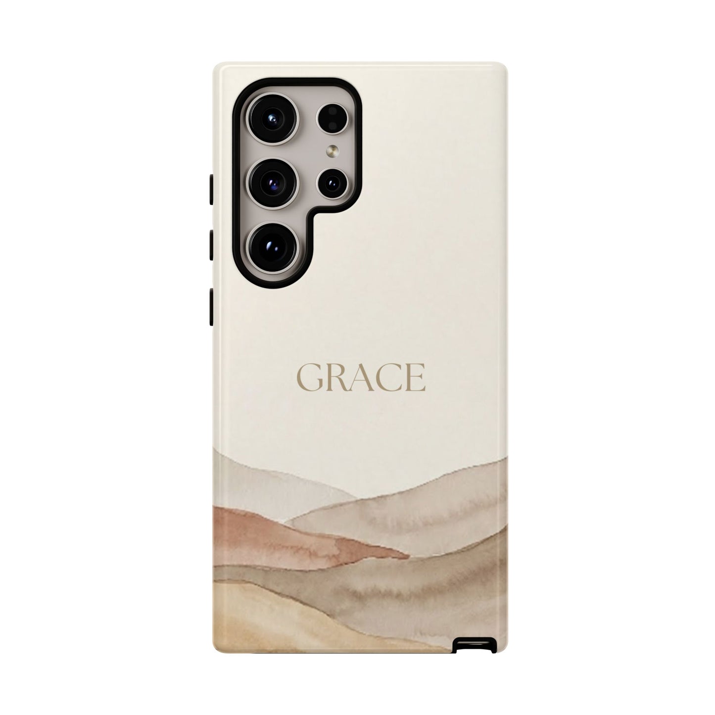 Grace Watercolor Mountains Tough Phone Case