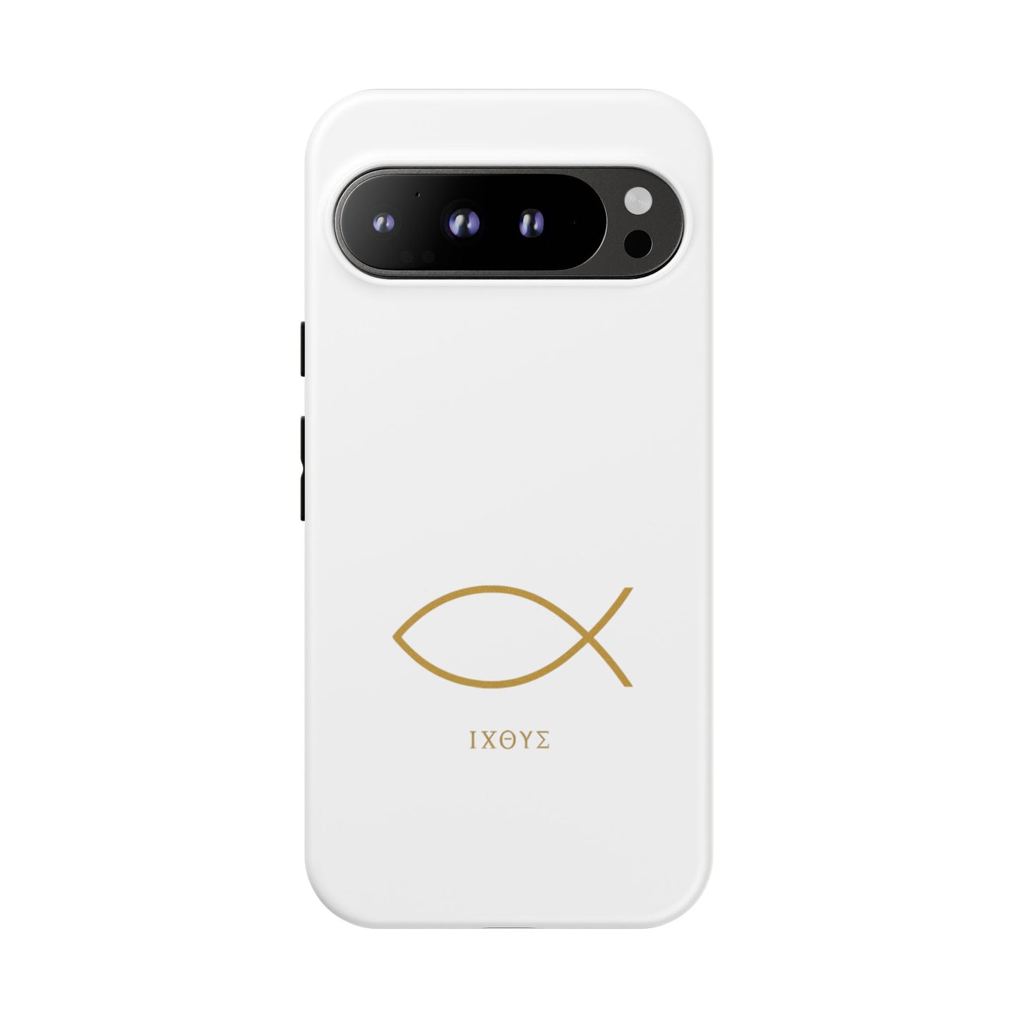 Gold Ichthys Fish Phone Case