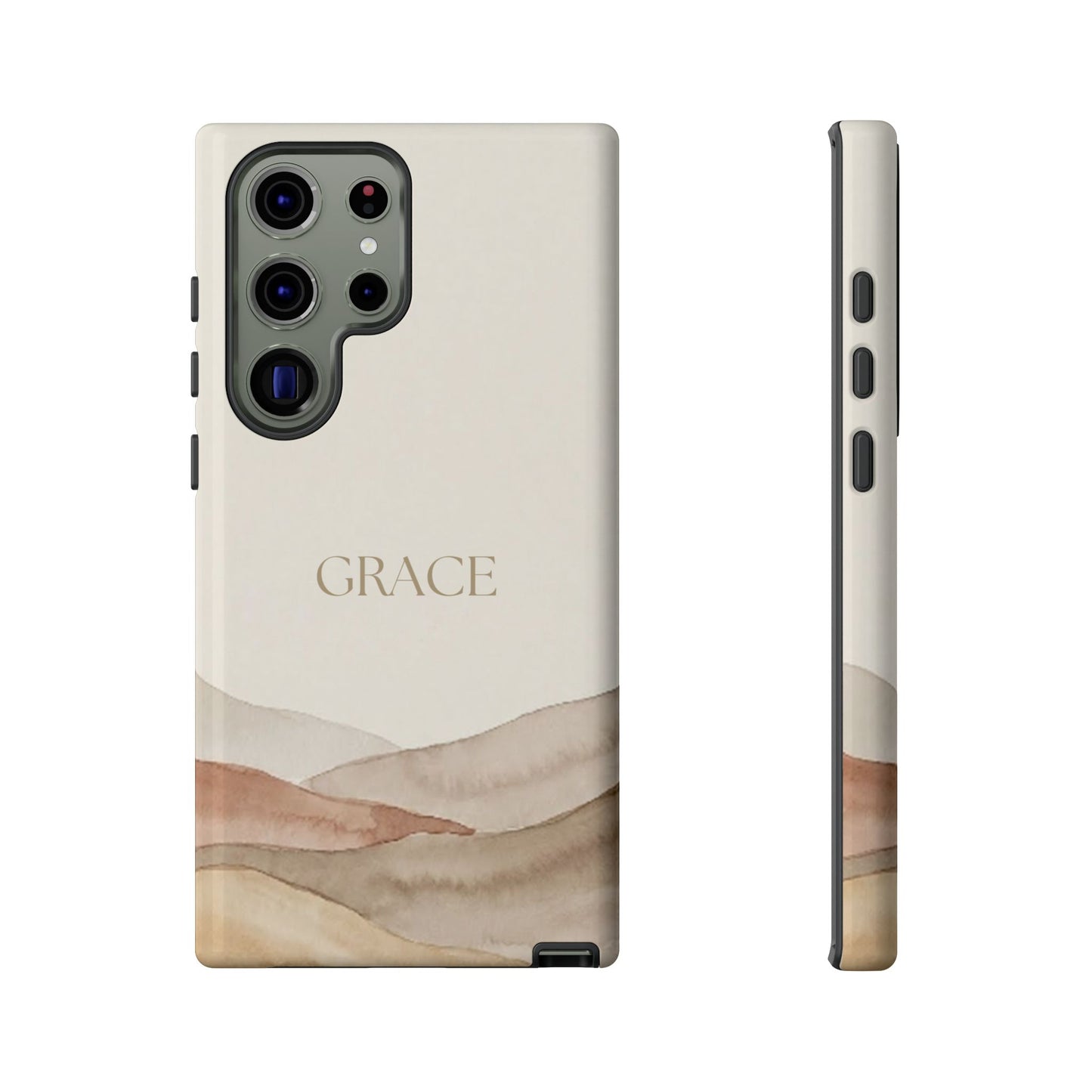 Grace Watercolor Mountains Tough Phone Case