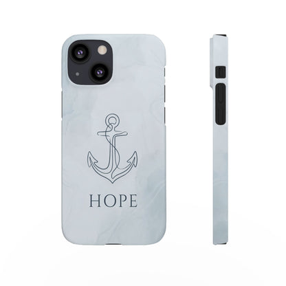 Hope Marble Nautical Snap Case