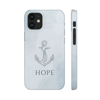 Hope Marble Nautical Snap Case