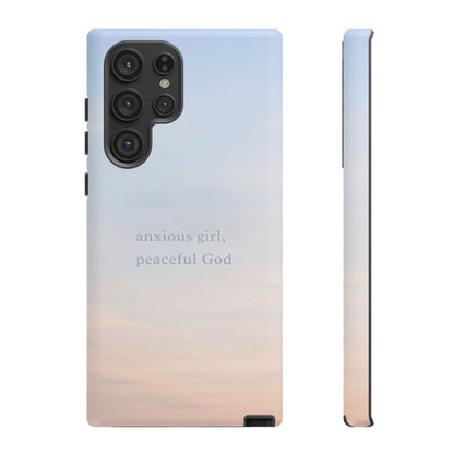 Anxious Girl, Peaceful God Phone Case