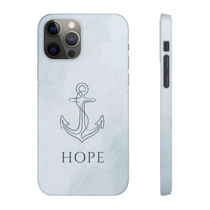 Hope Marble Nautical Snap Case
