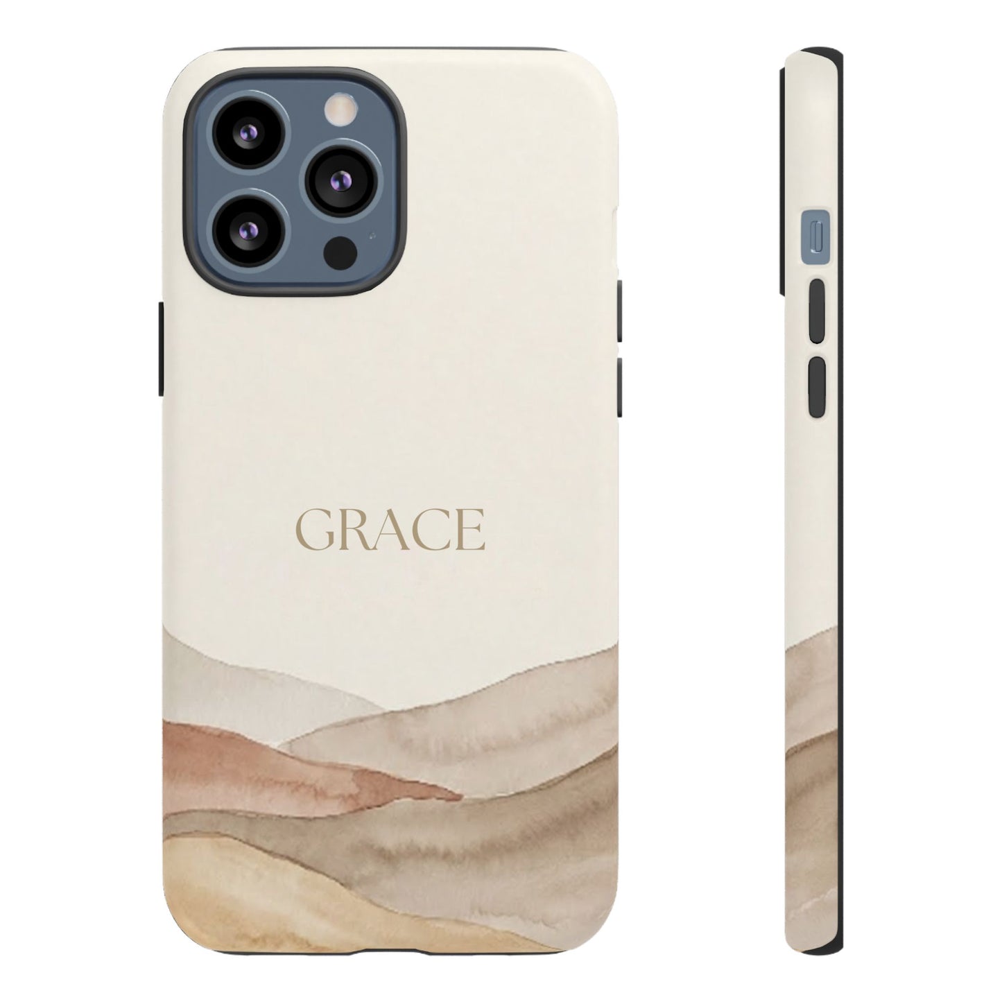 Grace Watercolor Mountains Tough Phone Case