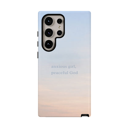 Anxious Girl, Peaceful God Phone Case