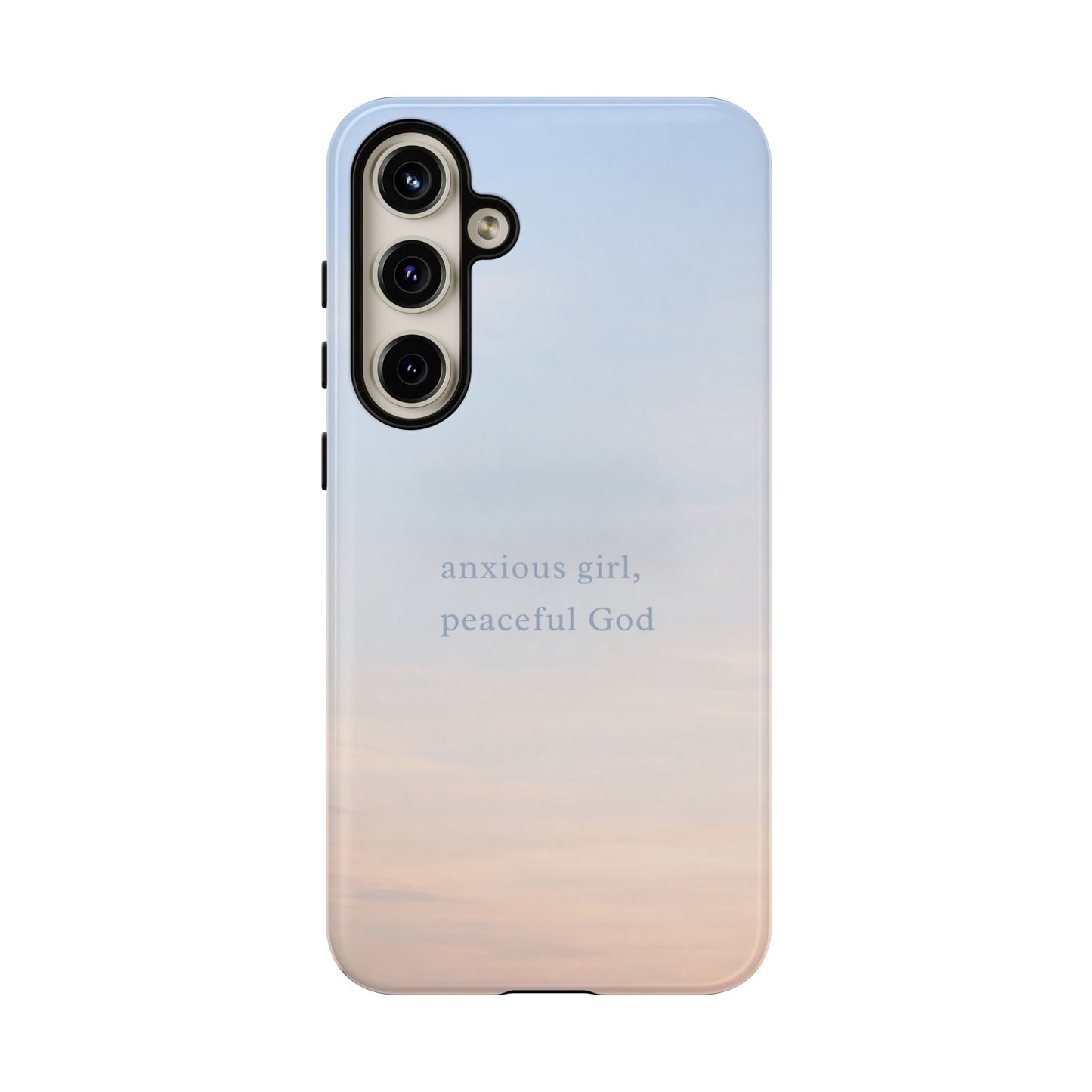 Anxious Girl, Peaceful God Phone Case
