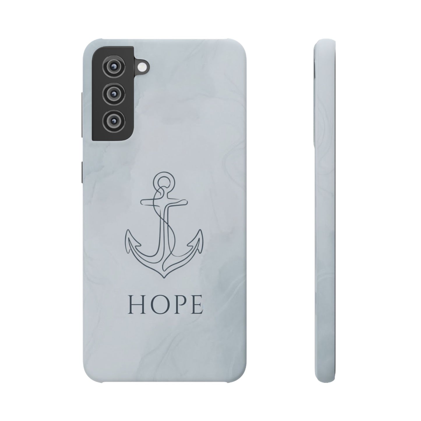 Hope Marble Nautical Snap Case