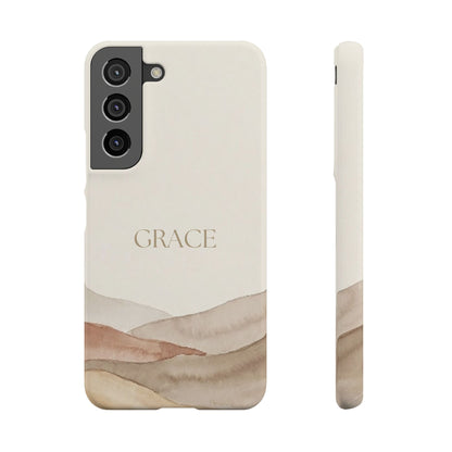 Grace Neutral Watercolour Snap Case
