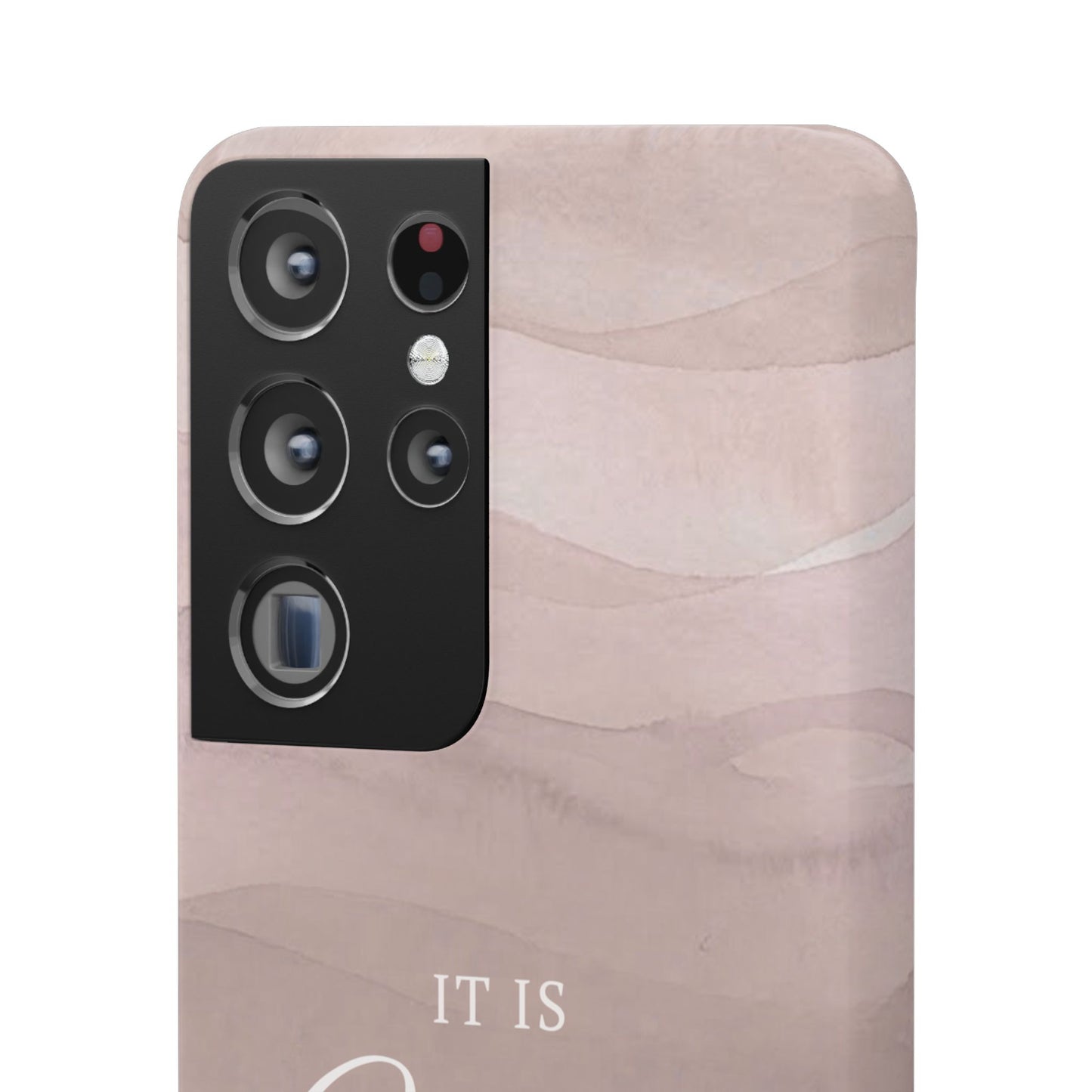 It Is Well Pink Snap Case