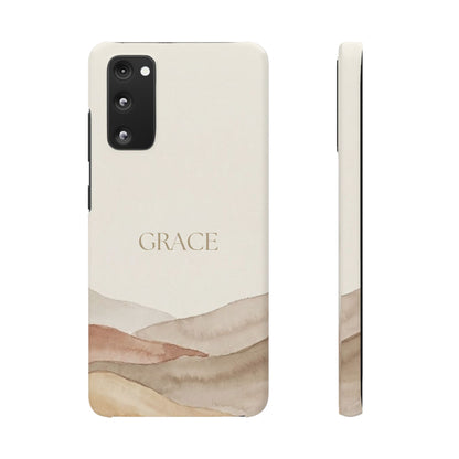 Grace Neutral Watercolour Snap Case