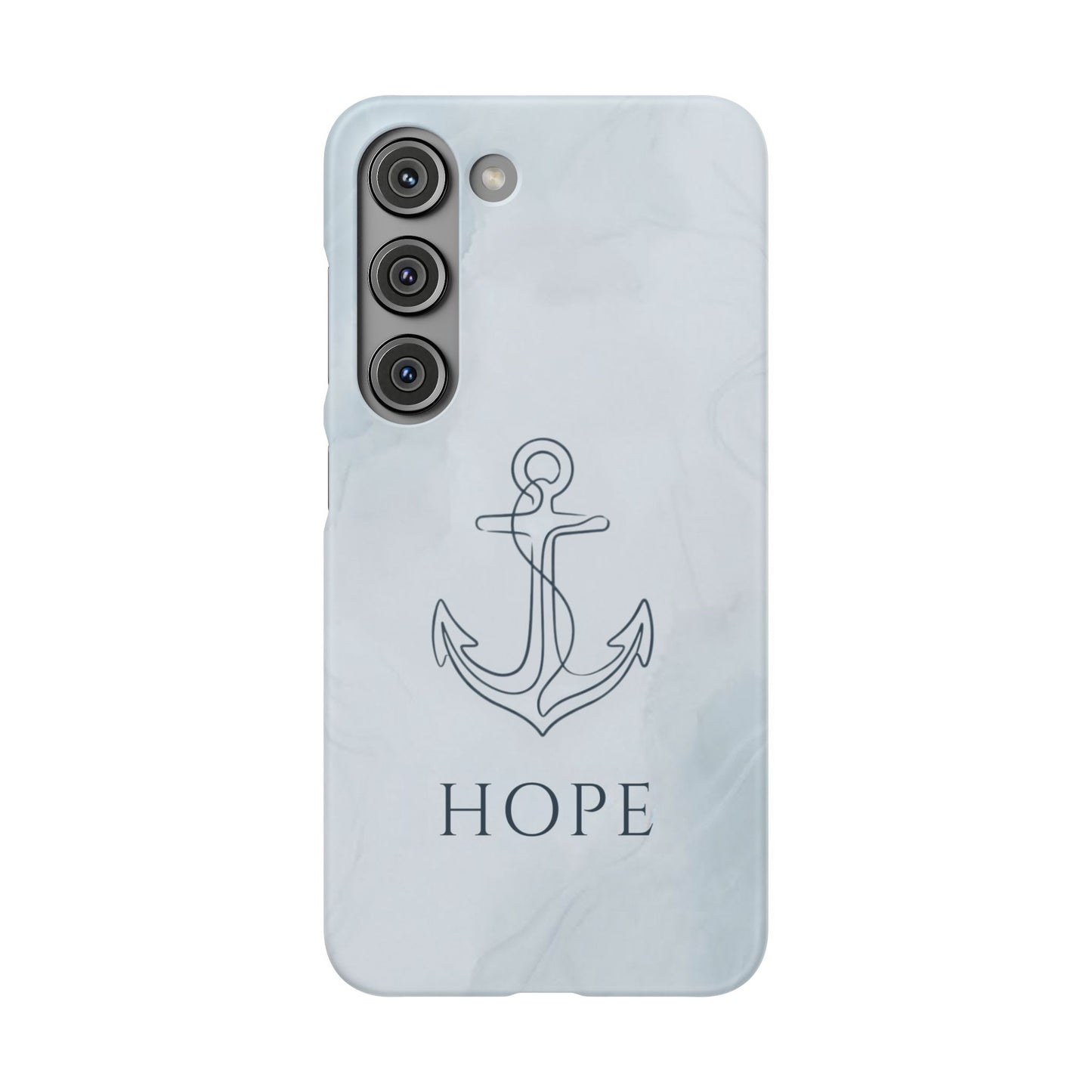 Hope Marble Nautical Snap Case